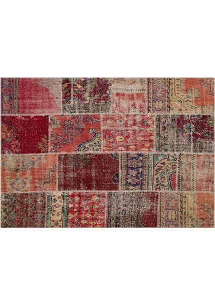 Patchwork Eskitme El Dokuma Halı
