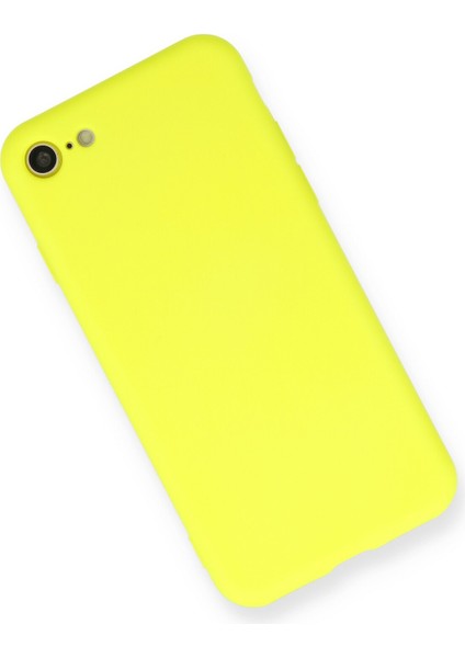 Lansman Apple iPhone 8 Kılıf Nano Içi Kadife Silikon - Sarı fiyatları