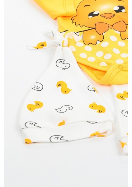 Yenidoğan Civciv Desenli 3'lü Takım modelleri