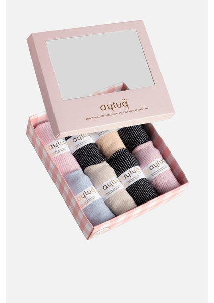 ™ 8 Çift Özel Kutulu Patik Çorap 33244