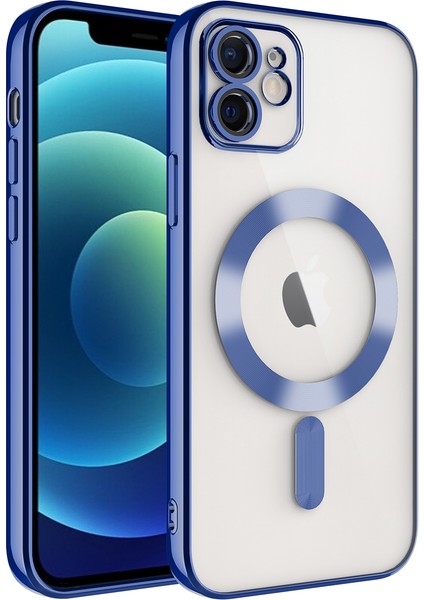Apple Iphone 11 Kılıf Kamera Korumalı Laser Magsafeli Demre Silikon