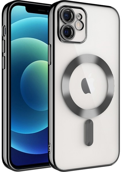 Apple Iphone 11 Kılıf Kamera Korumalı Laser Magsafeli Demre Silikon