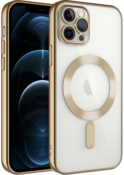 Apple Iphone 12 Pro Max Kılıf Kamera Korumalı Laser Magsafeli Demre Silikon