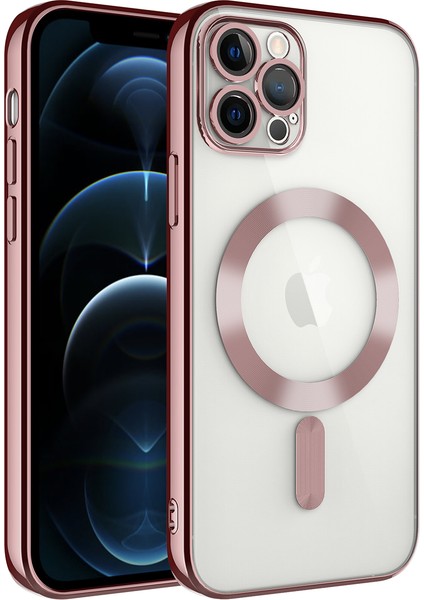 Apple Iphone 13 Pro Kılıf Kamera Korumalı Laser Magsafeli Demre Silikon