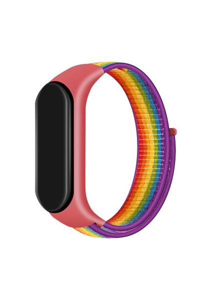 Mi Band 3/4/5/6 Uyumlu Kumaş Hasır Kordon