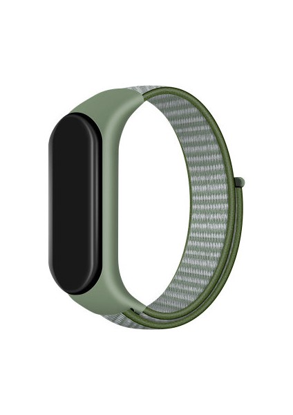 Mi Band 3/4/5/6 Uyumlu Kumaş Hasır Kordon