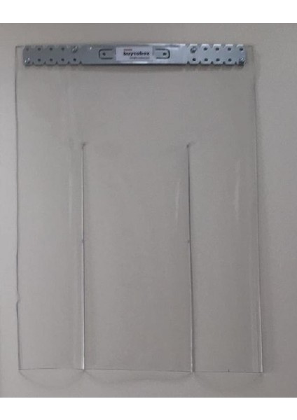 Köpek Kulübe Kapısı İçin Perde; Kış Soğuğundan, Kardan, Yağmurdan, Rüzgardan Korunma Şeffaf Orta 38X60CM