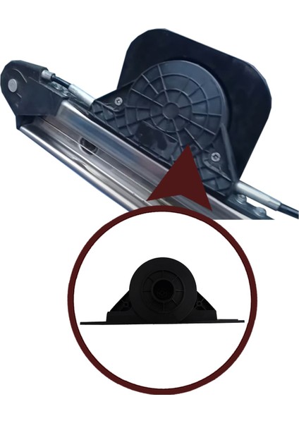 BDP1003 VW T5 Caravelle Multivan için Sağ Elektrikli Sürgülü Kapı Makara Yuvası fiyatları