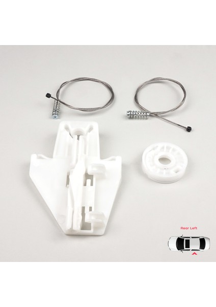 Seat Toledo MK2 1M2 1998-2004 Leon MK1 1M1 1999-2006 1M0839461A İçin Sol Arka Cam Kriko Tamir Seti