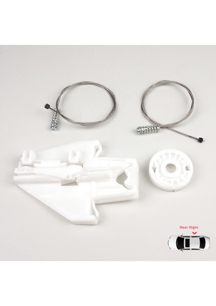 Seat Toledo MK2 1M2 1998-2004 Leon MK1 1M1 1999-2006 1M0839462A İçin Sağ Arka Cam Kriko Tamir Seti