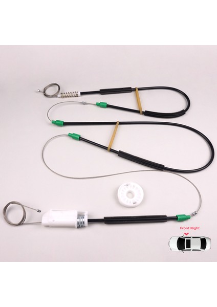 Audi A4 S4 B6 B7 8H7 8HE 2002-2009 2-Kapı Cabrio 8H0837462 İçin Elektrikli Sağ Cam Kriko Tamir Seti