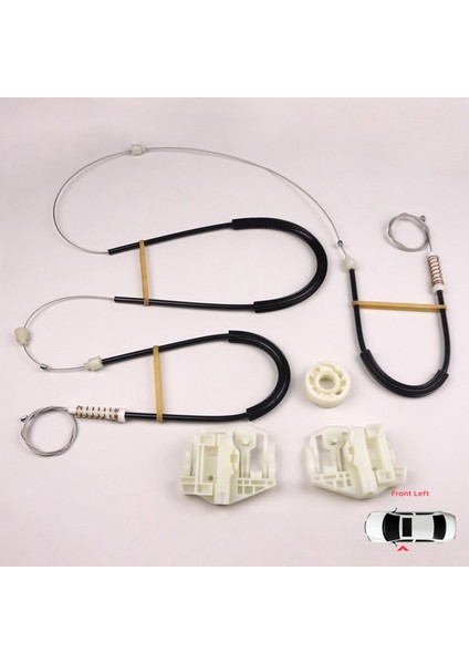 BMW X3 E83 2003-2011 SUV 51333448249 İçin Elektrikli Ön Sol Cam Kriko Tamir Seti