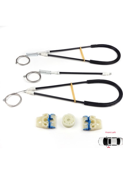 VW Golf MK5 A5 1K 1K1 2003-2009 3 Kapı HB Coupe 1K3837461 İçin Elektrikli Sol Cam Kriko Tamir Seti