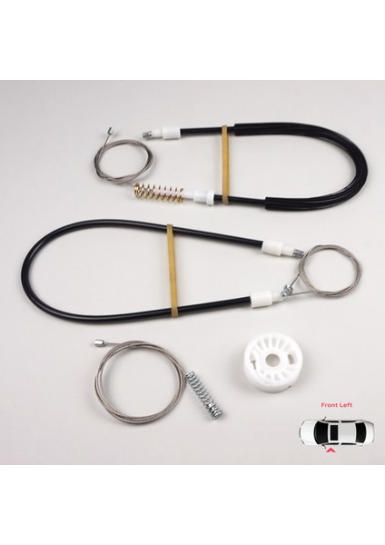 BMW 1 E87 2003-2012 5-Kapı Hatchback 51337138465 İçin Ön Sol Cam Kriko Tamir Seti