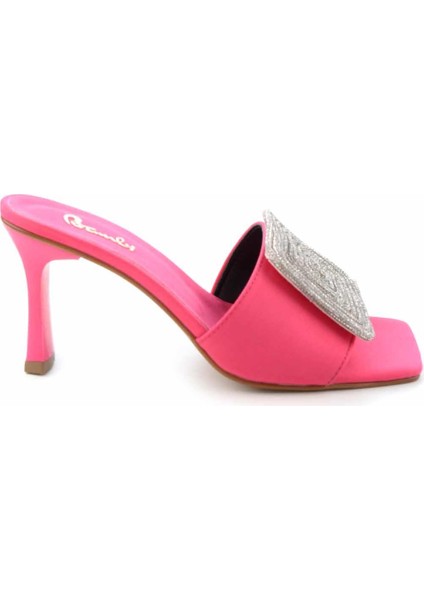 Mat Fuşya Saten Kadın Terlik K04666012338 fiyatları