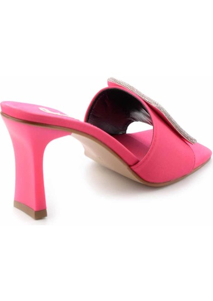 Mat Fuşya Saten Kadın Terlik K04666012338 fırsatları