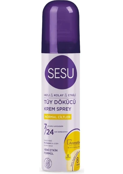 Normal Ciltler Için Tüy Dökücü Krem Sprey 150 ml