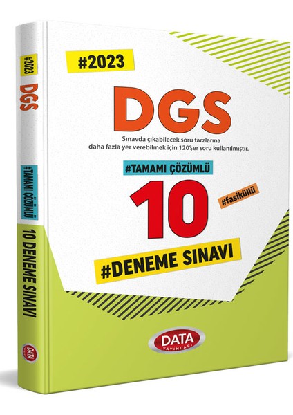 DGS Tamamı Çözümlü 10 Deneme Sınavı