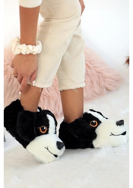 Unisex Çocuk Hayvanlı Köpekli Panduf Ev Botu fiyatları