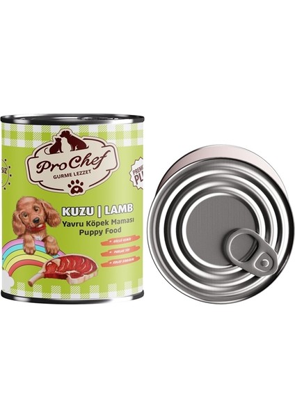 20 Adet Premium Plus Yavru Köpek Maması | 415 gr Kuzu Etli Konserve Yaş Mama