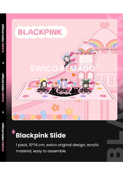 Kpop Blackpink Temalı Akrilik Slayt Masaüstü Dekorasyonu (Yurt Dışından) modelleri