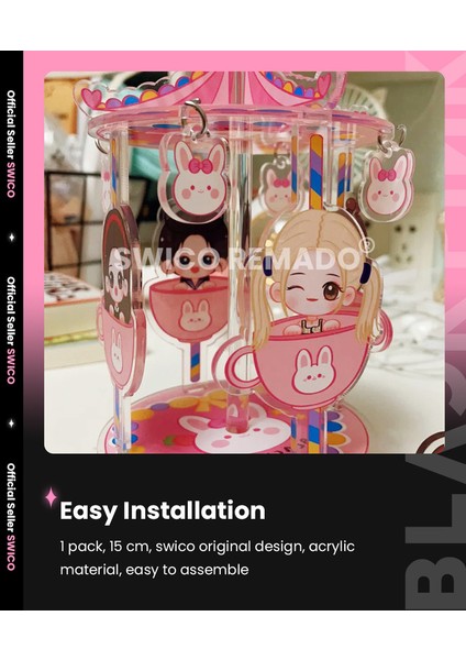 Kpop Blackpink Temalı Akrilik Masaüstü Dekorasyonu (Yurt Dışından) modelleri