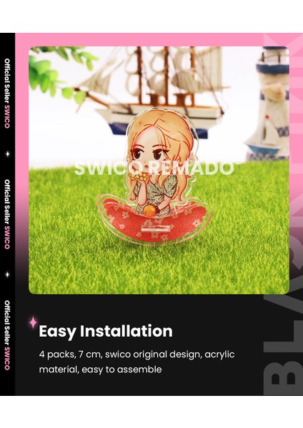 Kpop Blackpink Temalı Akrilik Masaüstü Dekorasyonu 4 Adet (Yurt Dışından) fırsatları