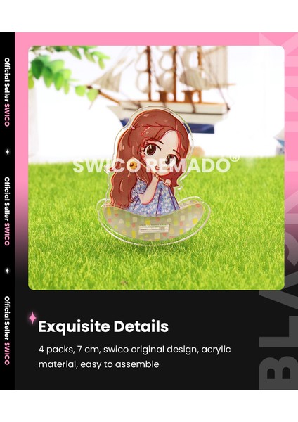 Kpop Blackpink Temalı Akrilik Masaüstü Dekorasyonu 4 Adet (Yurt Dışından) indirimleri