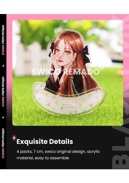 Kpop Blackpink Temalı Akrilik Masaüstü Dekorasyonu 4 Adet (Yurt Dışından) indirimleri