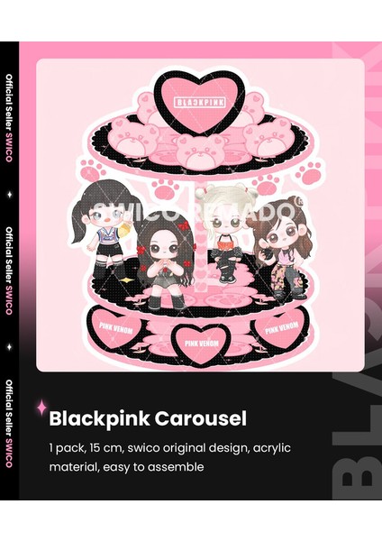 Kpop Blackpink Temalı Akrilik Masaüstü Dekorasyonu (Yurt Dışından) modelleri