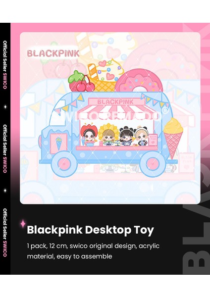 Kpop Blackpink Temalı Akrilik Masaüstü Dekorasyonu (Yurt Dışından) modelleri