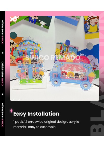 Kpop Blackpink Temalı Akrilik Masaüstü Dekorasyonu (Yurt Dışından) fırsatları