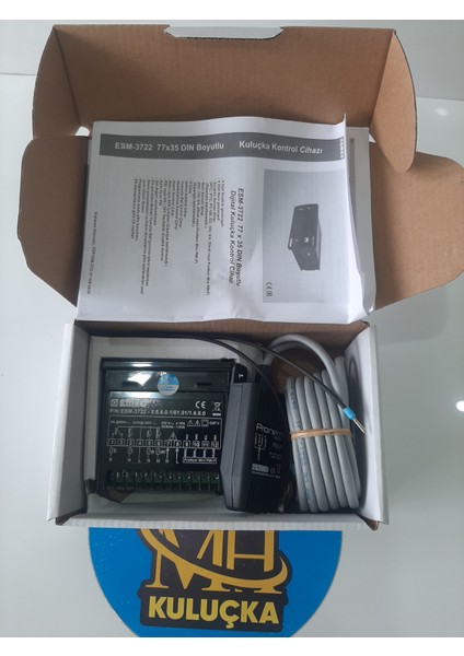 ESM-3722 230VAC Dijital Kuluçka Kontrol Cihazı Emko (Röle Çıkışlı) modelleri