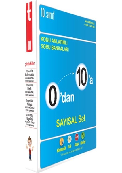 0 Dan 10 A Sayısal Set Konu Anlatımlı Soru Bankası