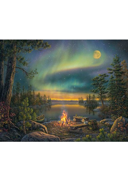 Bir Gece Hatırası Çerçeveli 60X75 Sayılarla Boyama Hobi Seti