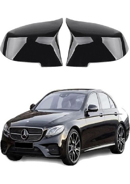 Mercedes Benz W213 E Class Batman Yarasa Ayan Kapağı Piano Black 2017-2020 Arası