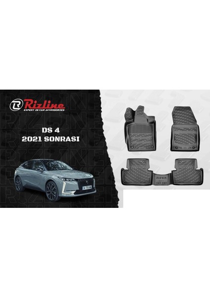 Rizline Ds 4 2021 Sonrası 3D Havuzlu Paspas fiyatları