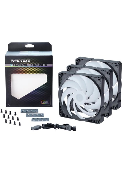 Sk 140MM Drgb Fan - 3' Lü Set