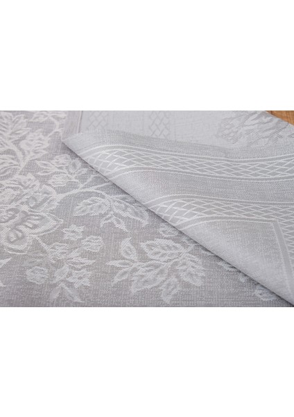 Lola Jakar Polyester Kumaş Gri Runner 45X150 cm - 1413