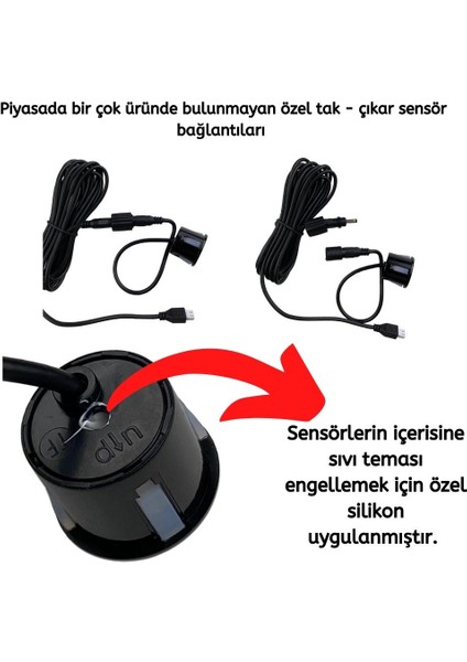 Park Sensörü Türkçe Sesli 22MM Beyaz / GUPR19-B fiyatları