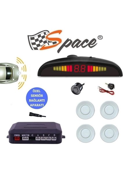 Park Sensörü Türkçe Sesli 22MM Beyaz / GUPR19-B modelleri