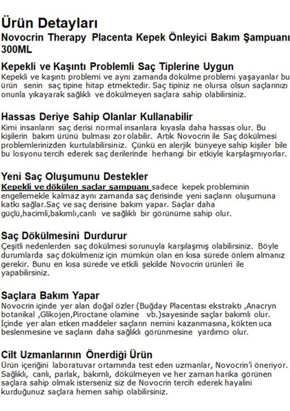 Placenta Saç Bakım Şampuan Seti 3 Lü Paket modelleri