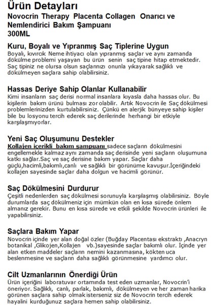 Placenta Saç Bakım Şampuan Seti 3 Lü Paket indirimleri