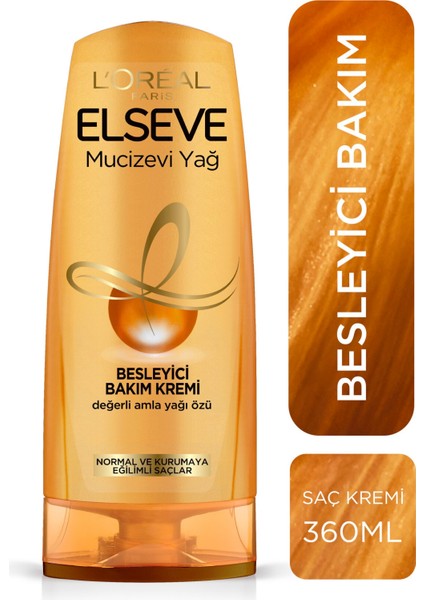 Mucizevi Yağ Bakım Şampuanı 450 Ml & Bakım Kremi 360 Ml & Bukle Belirginleştirici Saç Bakım