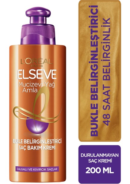 Mucizevi Yağ Bakım Şampuanı 450 Ml & Bakım Kremi 360 Ml & Bukle Belirginleştirici Saç Bakım