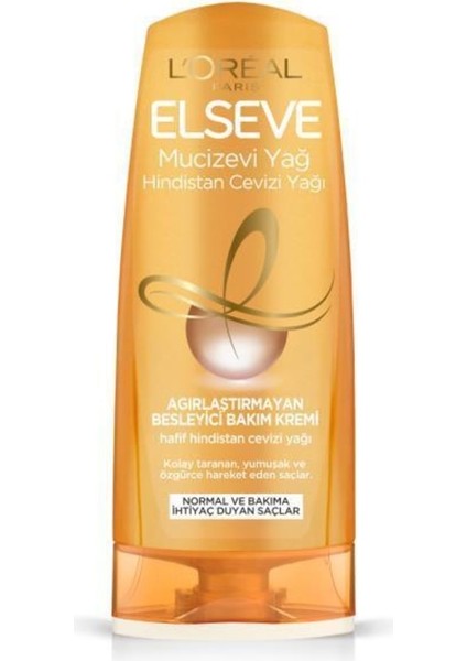 Mucizevi Hindistan Cevizi Yağı Ağırlaştırmayan Besleyici Sh 450ml & Saç Bakım Kremi 360 Ml & fırsatları