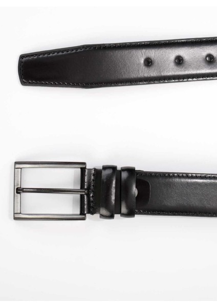 Siyah Mat Leather Erkek Kemer U08657200903