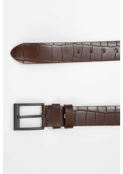 Kahve Leather Erkek Kemer U08657190711 modelleri