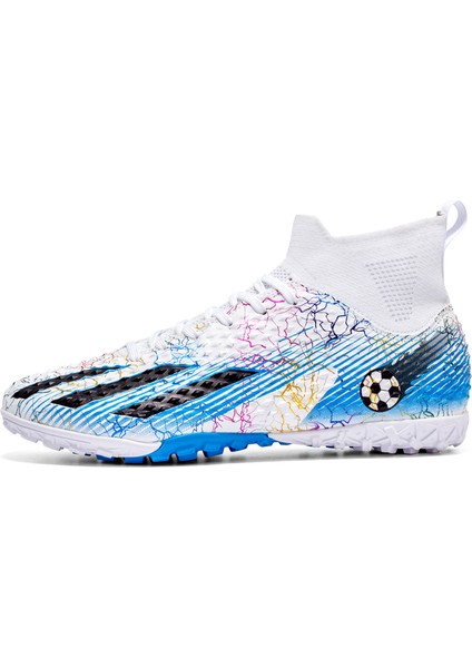 Tf Erkek Futbol Ayakkabısı Çocuk Spor Ayakkabı Çim Kaymaz Antrenman Yetişkin Kramponları (Yurt Dışından) modelleri