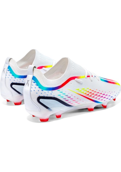 Unisex Çim Futbol Ayakkabısı Krampon - Beyaz (Yurt Dışından) fiyatları